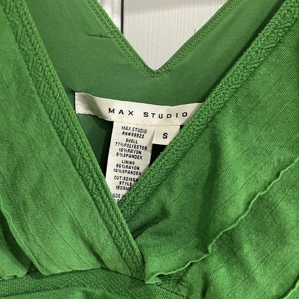 Max Studio Green Dress Gem